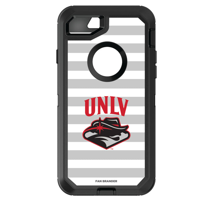 OtterBox Black Phone case with UNLV Rebels Tide Primary Logo and Striped Design