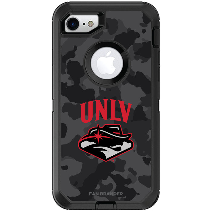 OtterBox Black Phone case with UNLV Rebels Urban Camo Background