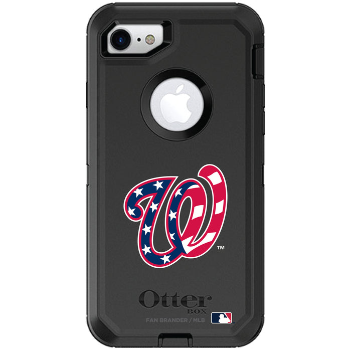 OtterBox Black Phone case with Washington Nationals Secondary Logo