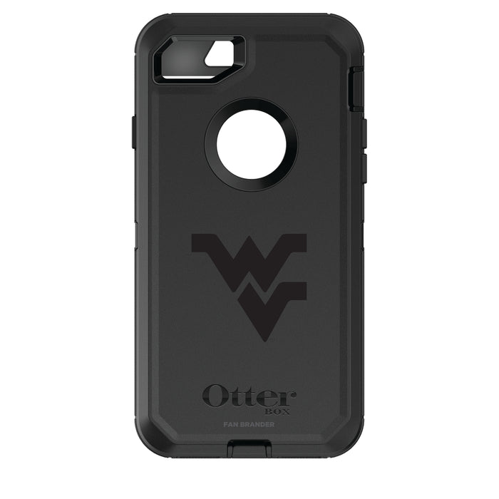 OtterBox Black Phone case with West Virginia Mountaineers Primary Logo in Black