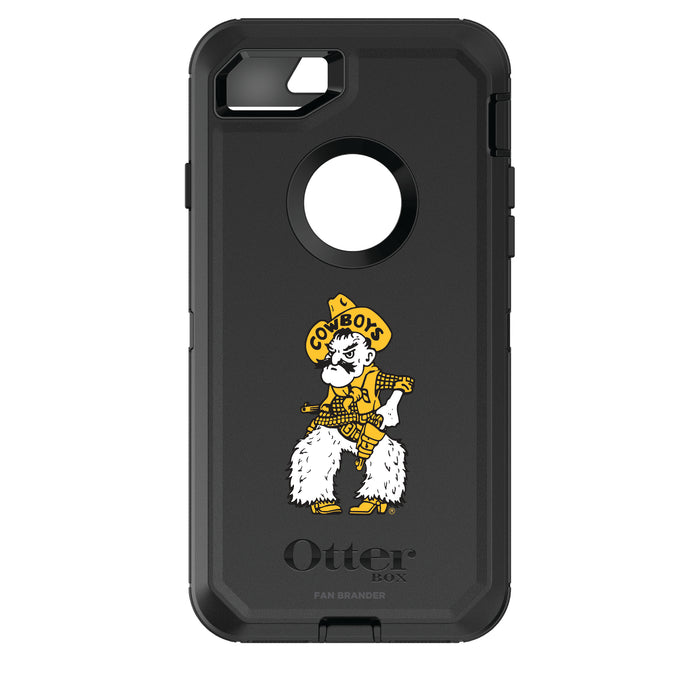 OtterBox Black Phone case with Wyoming Cowboys Secondary Logo