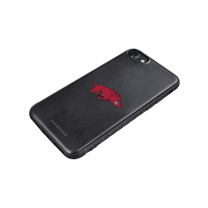 Fan Brander Black Slim Phone case with Arkansas Razorbacks Primary Logo