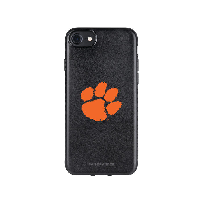 Fan Brander Black Slim Phone case with Clemson Tigers Primary Logo