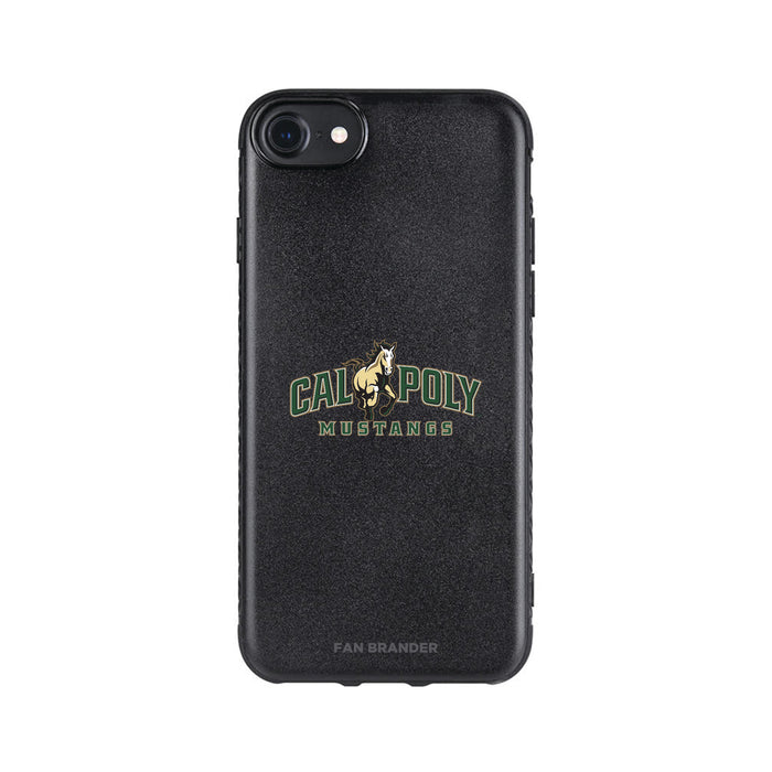 Fan Brander Black Slim Phone case with Cal Poly Mustangs Primary Logo