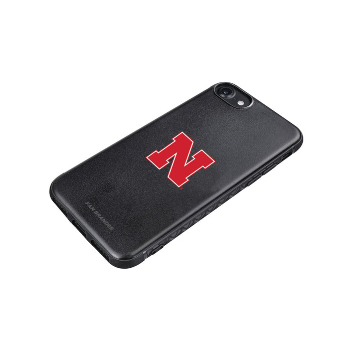 Fan Brander Black Slim Phone case with Nebraska Cornhuskers Primary Logo
