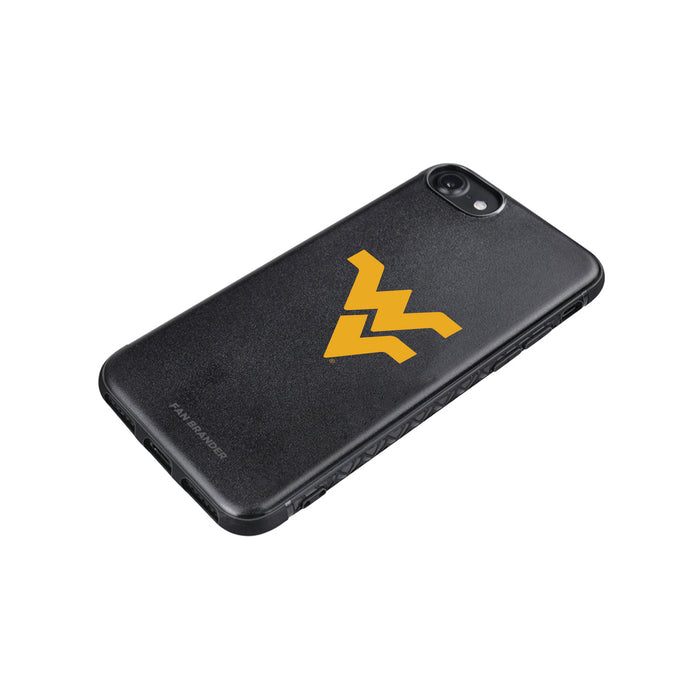 Fan Brander Black Slim Phone case with West Virginia Mountaineers Primary Logo