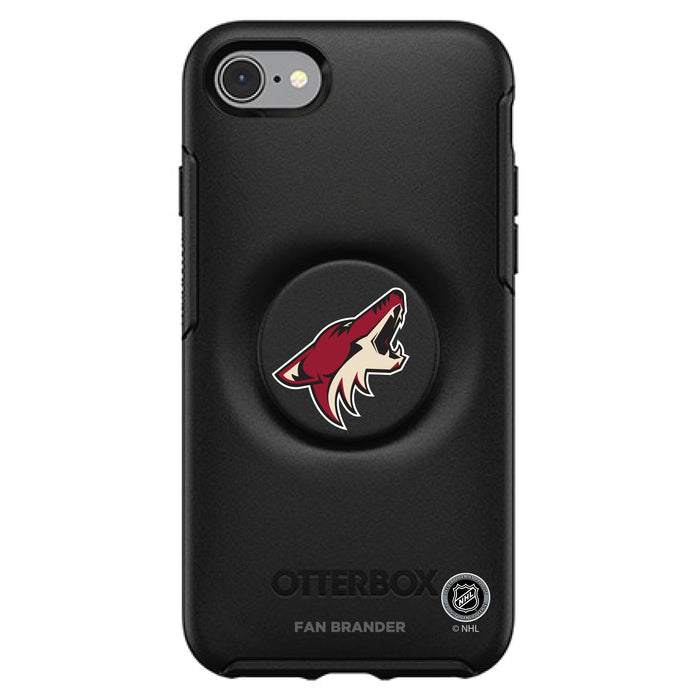 OtterBox Otter + Pop symmetry Phone case with Arizona Coyotes Primary Logo
