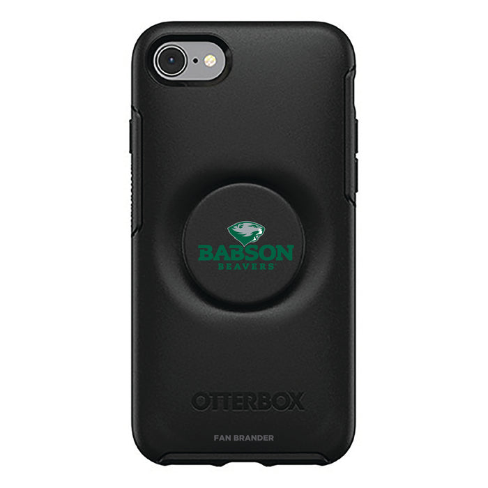 OtterBox Otter + Pop symmetry Phone case with Babson University Primary Logo