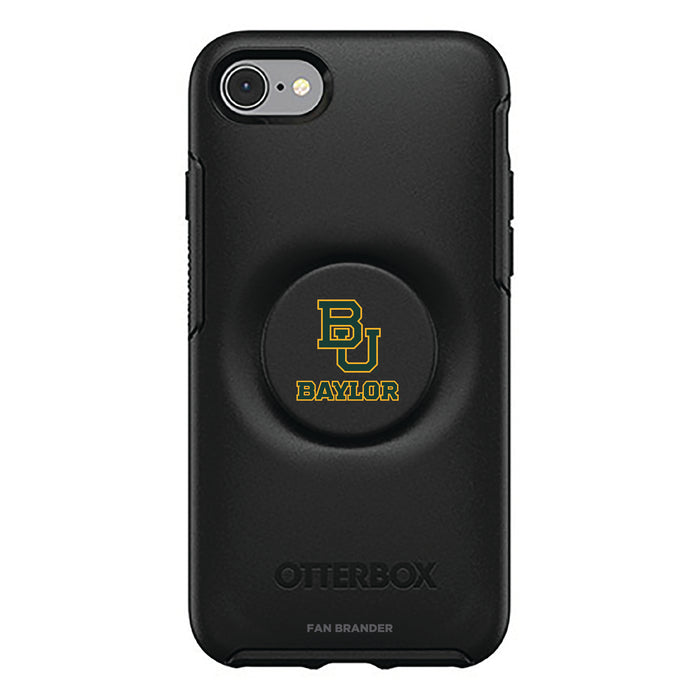 OtterBox Otter + Pop symmetry Phone case with Baylor Bears Primary Logo