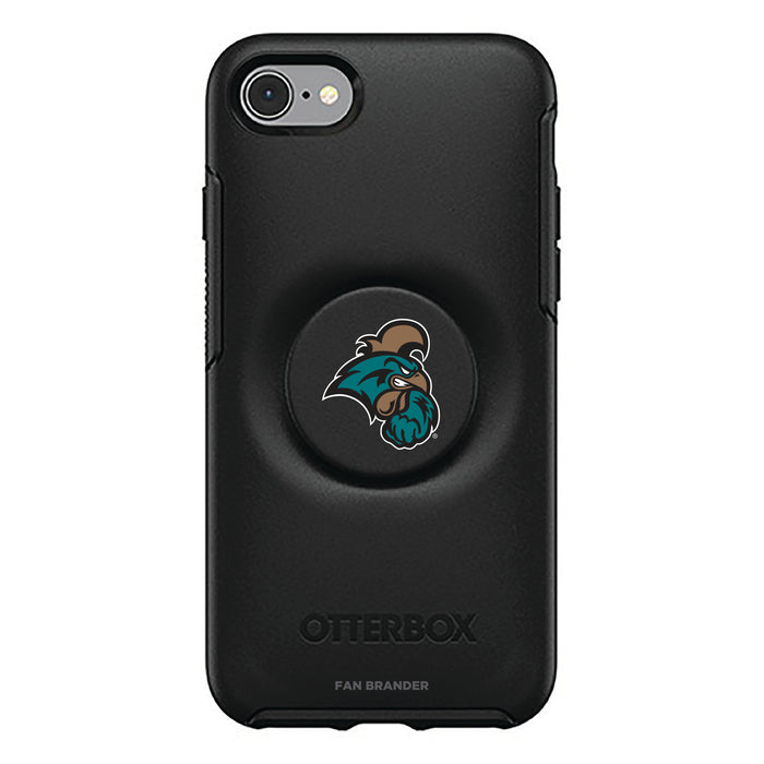 OtterBox Otter + Pop symmetry Phone case with Coastal Carolina Univ Chanticleers Primary Logo