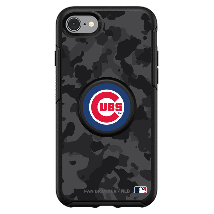 OtterBox Otter + Pop symmetry Phone case with Chicago Cubs Urban Camo background
