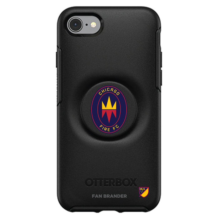 OtterBox Otter + Pop symmetry Phone case with Chicago Fire Primary Logo