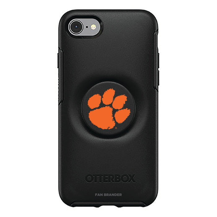 OtterBox Otter + Pop symmetry Phone case with Clemson Tigers Primary Logo
