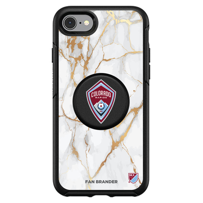 OtterBox Otter + Pop symmetry Phone case with Colorado Rapids White Marble design