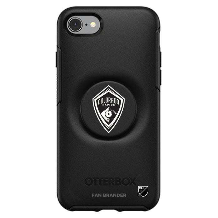 OtterBox Otter + Pop symmetry Phone case with Colorado Rapids Urban Primary Logo in Black and White
