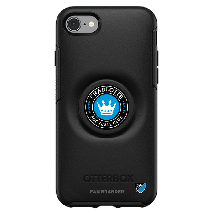 OtterBox Otter + Pop symmetry Phone case with Charlotte FC Primary Logo