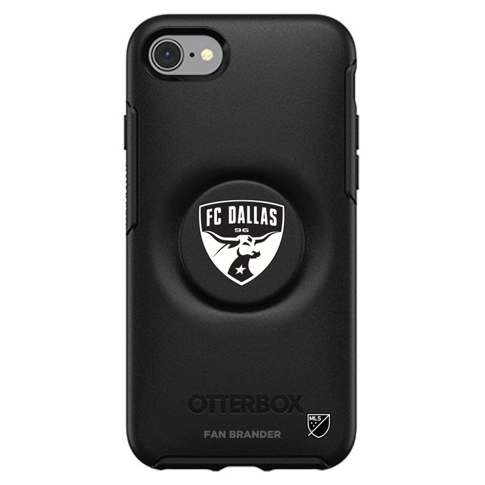 OtterBox Otter + Pop symmetry Phone case with FC Dallas Urban Primary Logo in Black and White