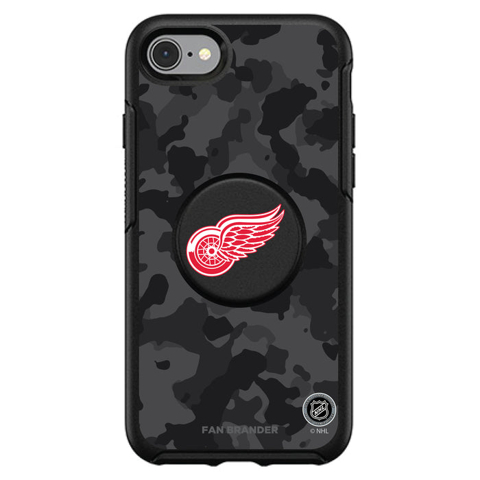 OtterBox Otter + Pop symmetry Phone case with Detroit Red Wings Urban Camo design