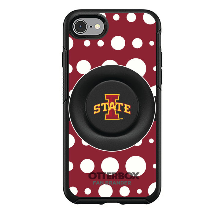 OtterBox Otter + Pop symmetry Phone case with Iowa State Cyclones Polka Dots design