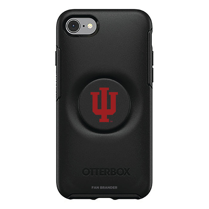 OtterBox Otter + Pop symmetry Phone case with Indiana Hoosiers Primary Logo