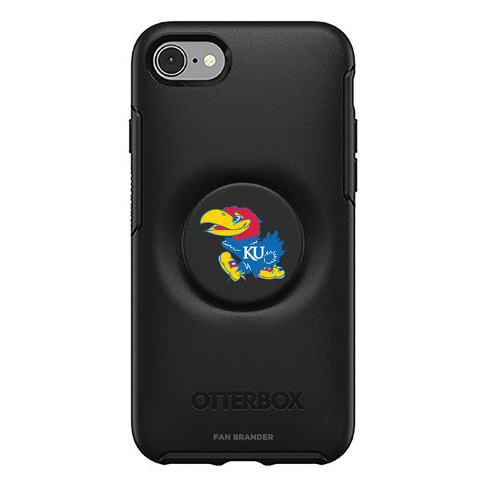 OtterBox Otter + Pop symmetry Phone case with Kansas Jayhawks Primary Logo