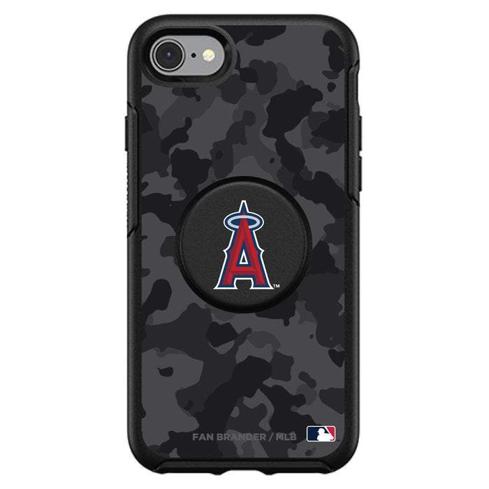 OtterBox Otter + Pop symmetry Phone case with Los Angeles Angels Urban Camo background