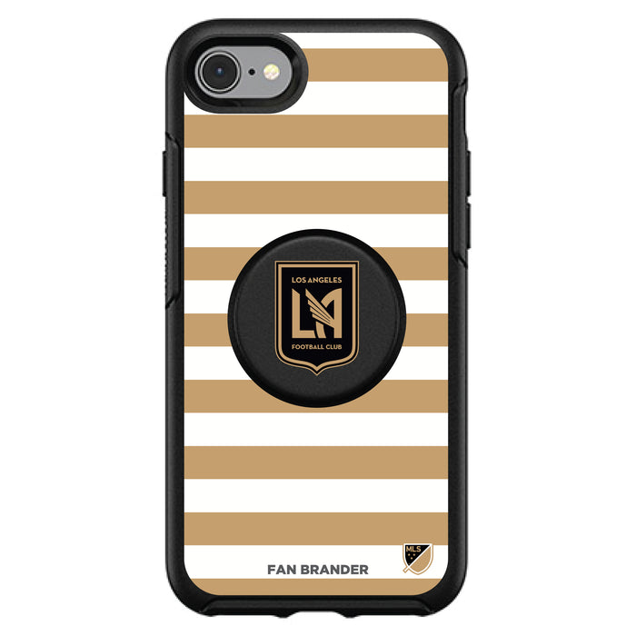 OtterBox Otter + Pop symmetry Phone case with LAFC Primary Logo with Stripes