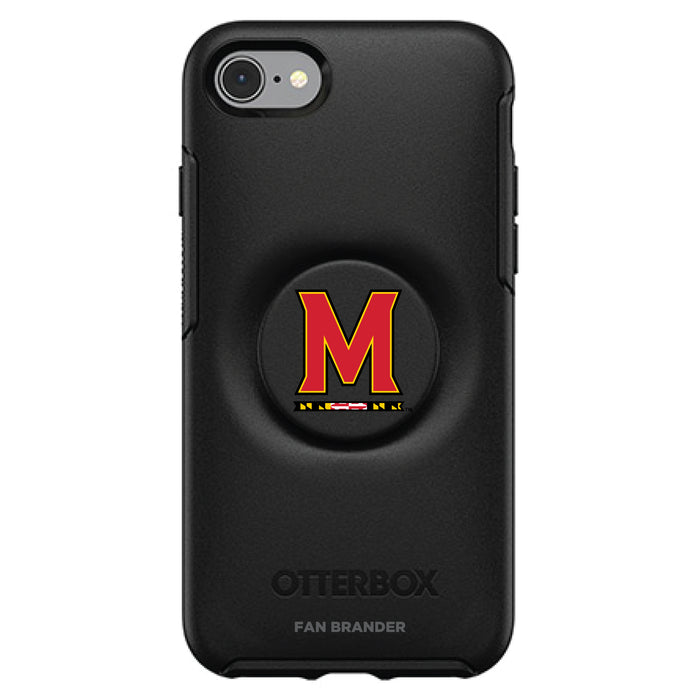 OtterBox Otter + Pop symmetry Phone case with Maryland Terrapins Primary Logo