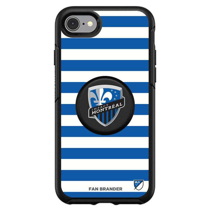 OtterBox Otter + Pop symmetry Phone case with Montreal Impact Primary Logo with Stripes