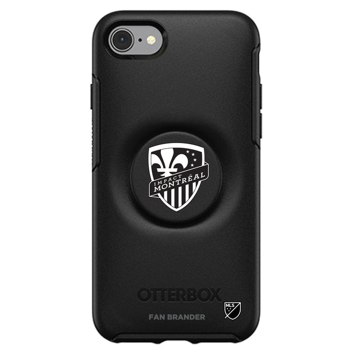 OtterBox Otter + Pop symmetry Phone case with Montreal Impact Urban Primary Logo in Black and White