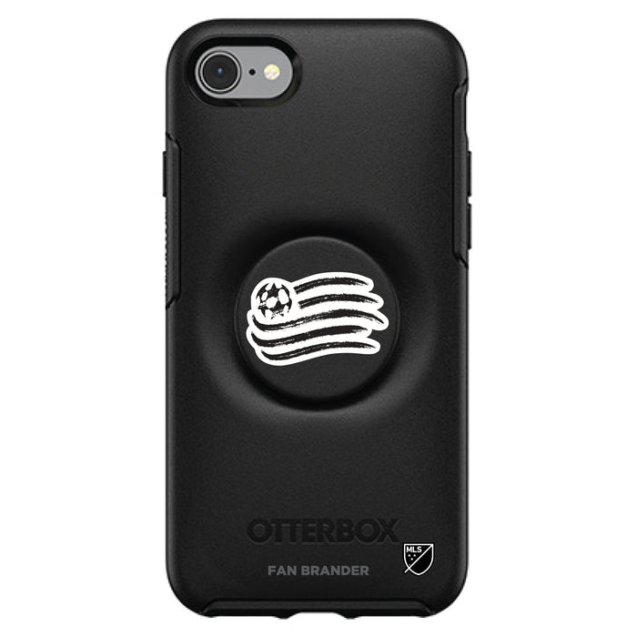OtterBox Otter + Pop symmetry Phone case with New England Revolution Urban Primary Logo in Black and White
