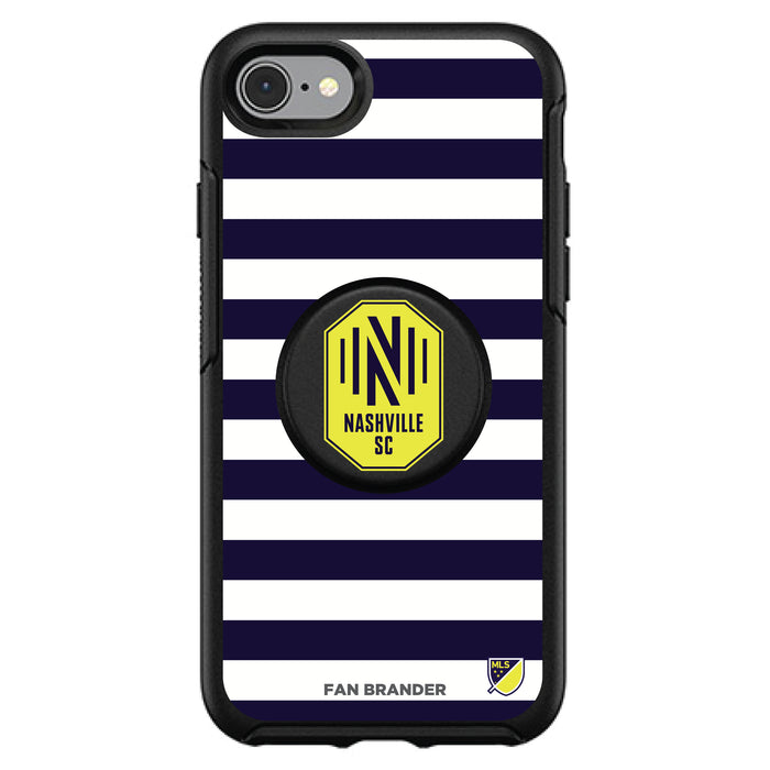 OtterBox Otter + Pop symmetry Phone case with Nashville SC Primary Logo with Stripes