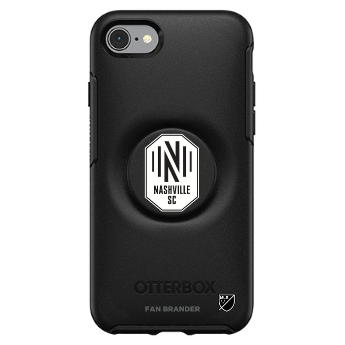 OtterBox Otter + Pop symmetry Phone case with Nashville SC Urban Primary Logo in Black and White