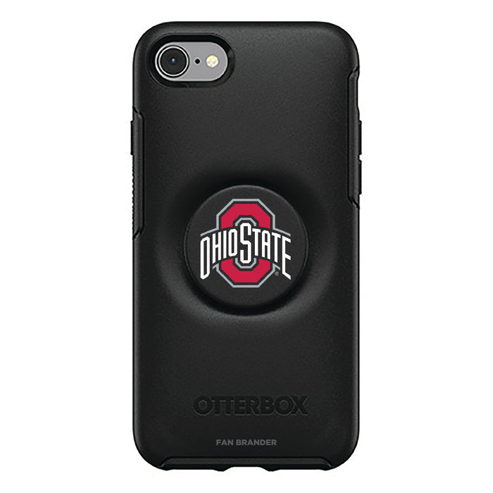 OtterBox Otter + Pop symmetry Phone case with Ohio State Buckeyes Primary Logo