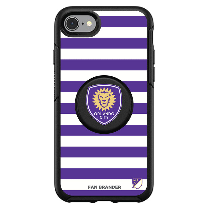 OtterBox Otter + Pop symmetry Phone case with Orlando City SC Primary Logo with Stripes