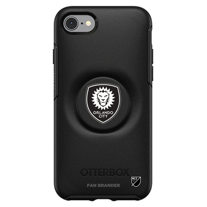 OtterBox Otter + Pop symmetry Phone case with Orlando City SC Urban Primary Logo in Black and White
