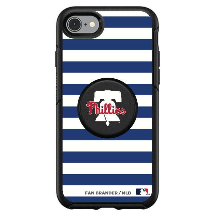 OtterBox Otter + Pop symmetry Phone case with Philadelphia Phillies Primary Logo and Striped Design