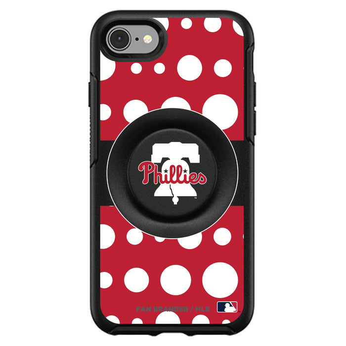 OtterBox Otter + Pop symmetry Phone case with Philadelphia Phillies Polka Dots design