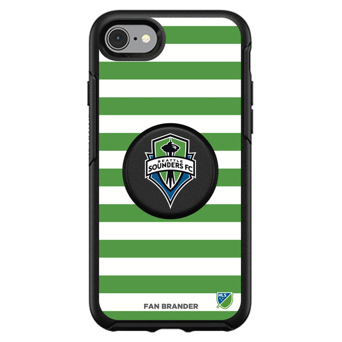 OtterBox Otter + Pop symmetry Phone case with Seatle Sounders Primary Logo with Stripes