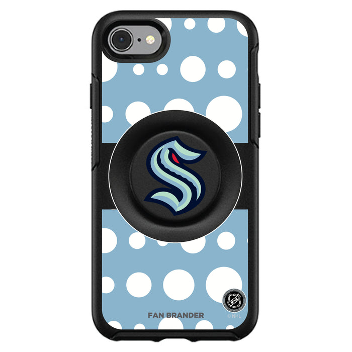 OtterBox Otter + Pop symmetry Phone case with Seattle Kraken Polka Dots design