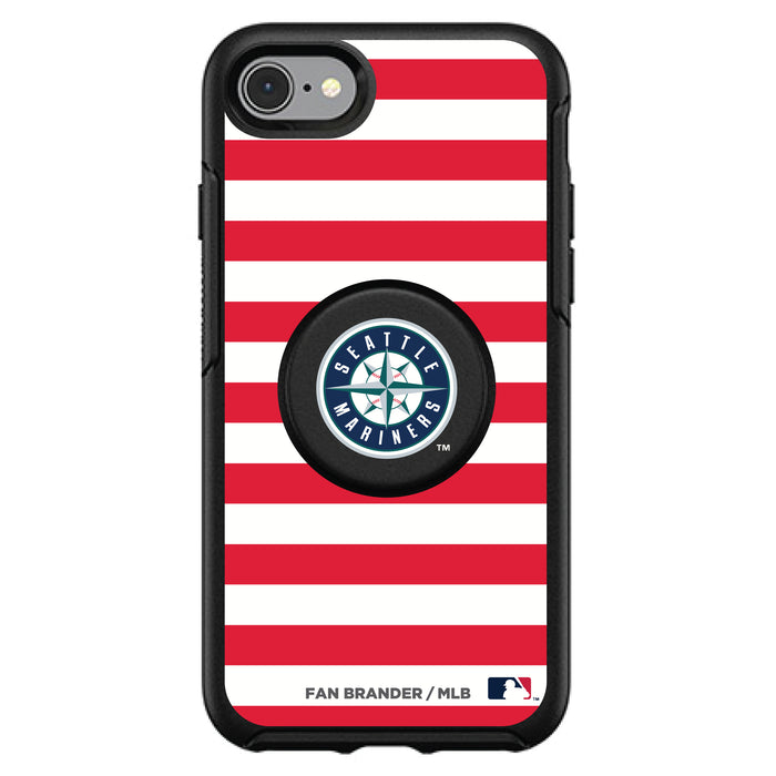 OtterBox Otter + Pop symmetry Phone case with Seattle Mariners Primary Logo and Striped Design