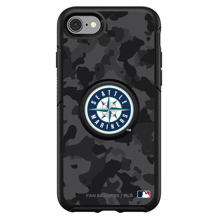 OtterBox Otter + Pop symmetry Phone case with Seattle Mariners Urban Camo background