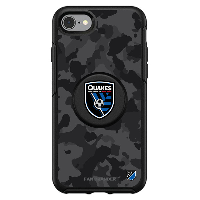 OtterBox Otter + Pop symmetry Phone case with San Jose Earthquakes Urban Camo design