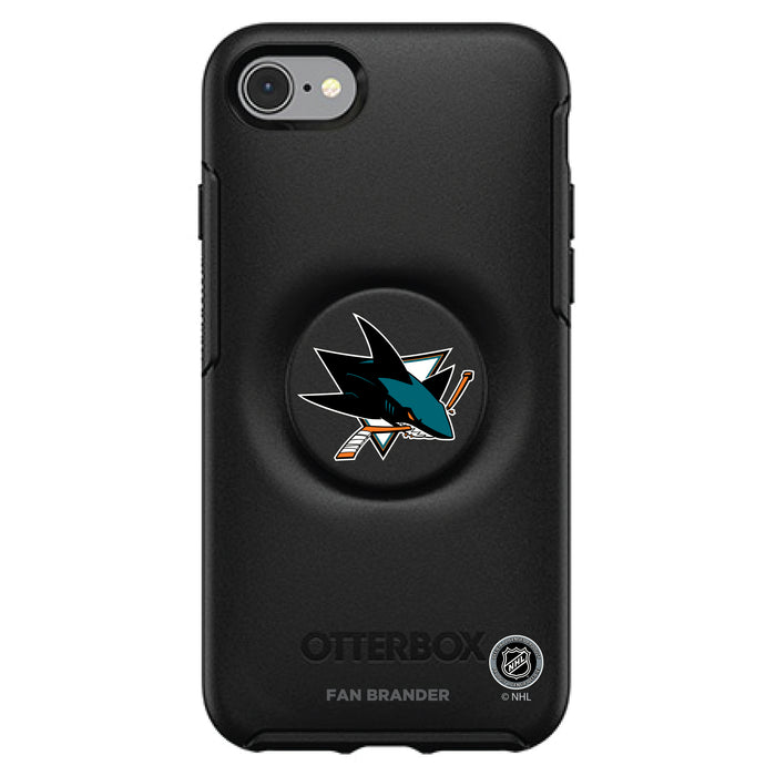 OtterBox Otter + Pop symmetry Phone case with San Jose Sharks Primary Logo