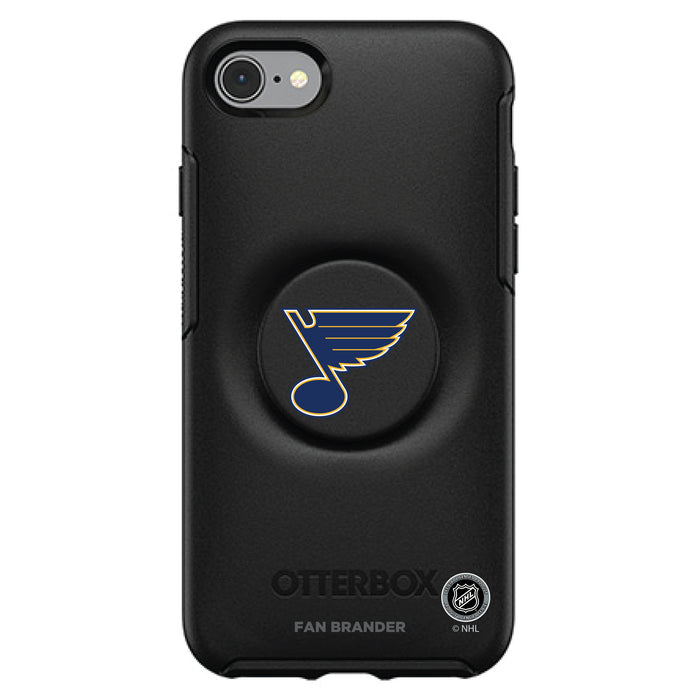 OtterBox Otter + Pop symmetry Phone case with St. Louis Blues Primary Logo