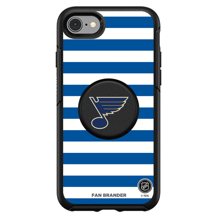 OtterBox Otter + Pop symmetry Phone case with St. Louis Blues Stripes Design