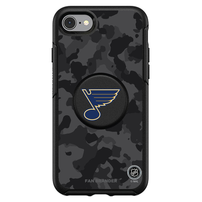 OtterBox Otter + Pop symmetry Phone case with St. Louis Blues Urban Camo design