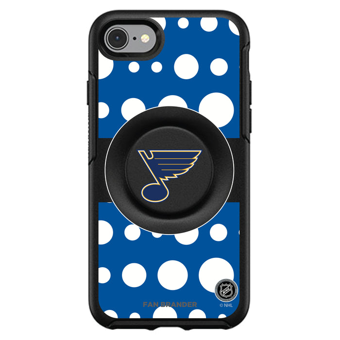 OtterBox Otter + Pop symmetry Phone case with St. Louis Blues Polka Dots design