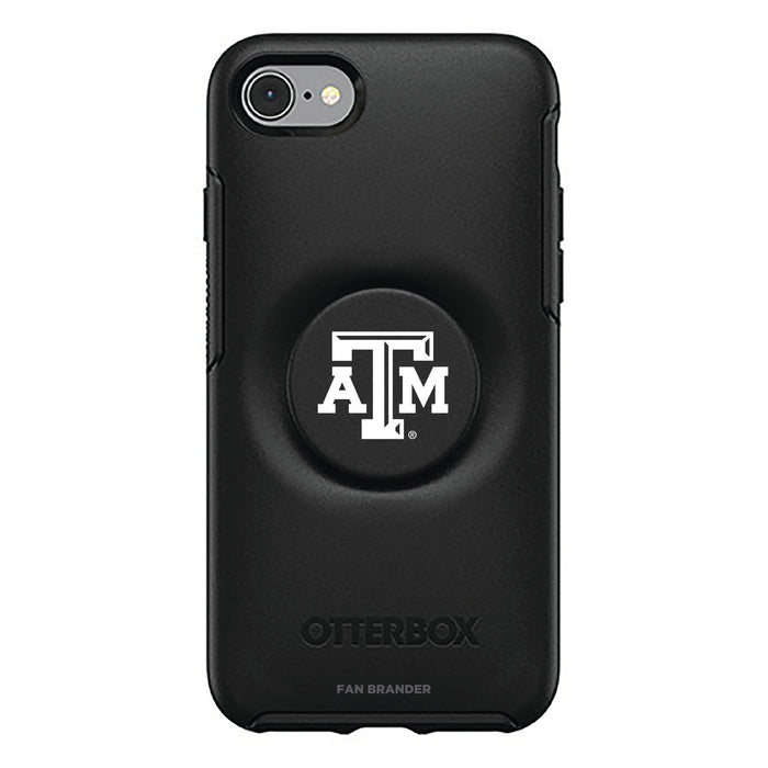 OtterBox Otter + Pop symmetry Phone case with Texas A&M Aggies Primary Logo
