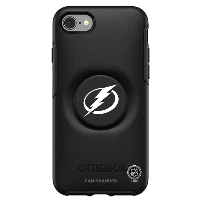 OtterBox Otter + Pop symmetry Phone case with Tampa Bay Lightning Primary Logo